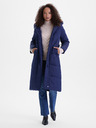 Orsay Tmavě modrý dámský prošívaný kabát ORSAY