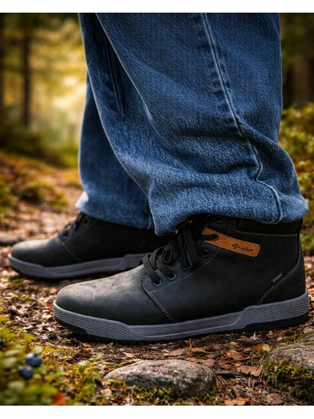 Kilpi Pánská volnočasová sportovní obuv Kilpi LOMAR HIGH WP-M Černá