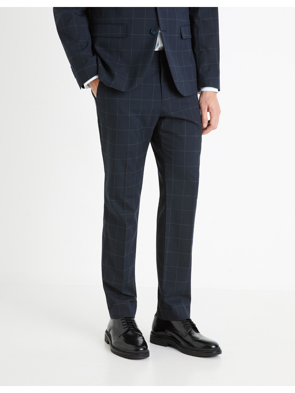 Celio Kostkované kalhoty Focarreau