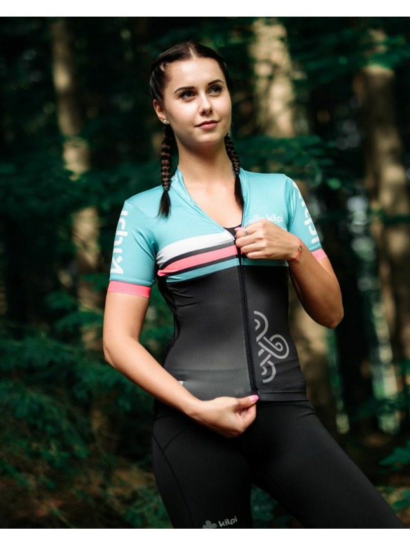 Kilpi Světle modrý dámský cyklistický dres Kilpi Corridor-W