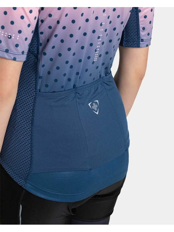 Kilpi Modro-růžové dámské sportovní tričko na zip Kilpi RITAEL