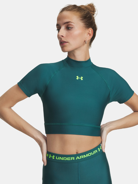 Under Armour Dámské tričko Under Armour HeatGear Crop Mock SS