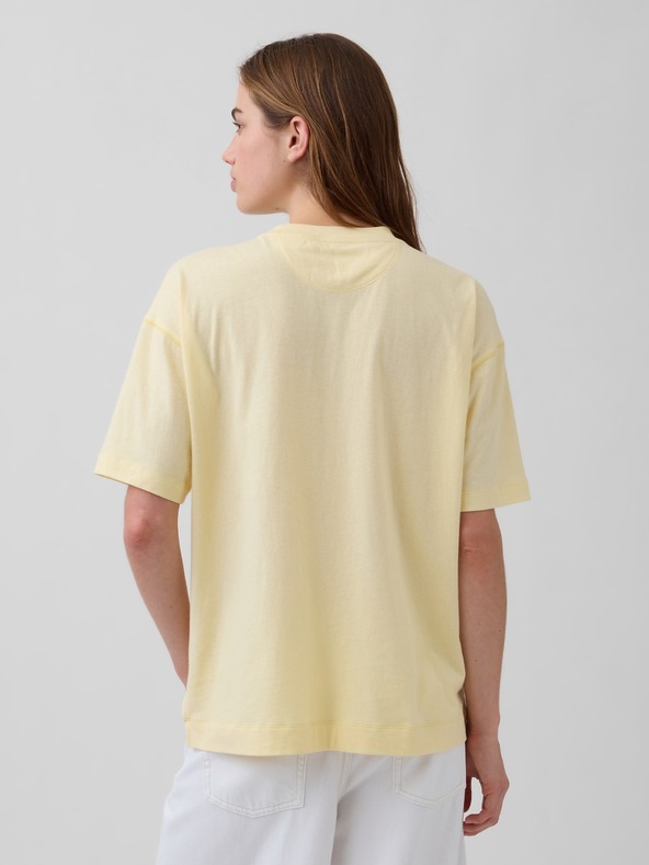 GAP Oversize tričko s logem Athletic VintageSoft GAP