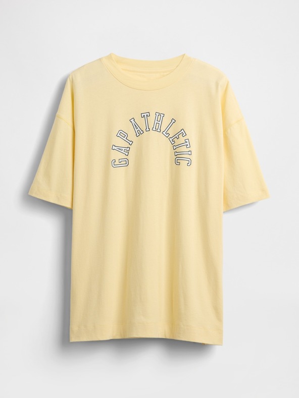 GAP Oversize tričko s logem Athletic VintageSoft GAP