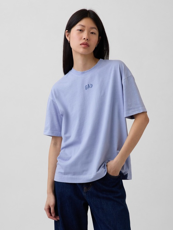GAP Oversize tričko s logem VintageSoft GAP