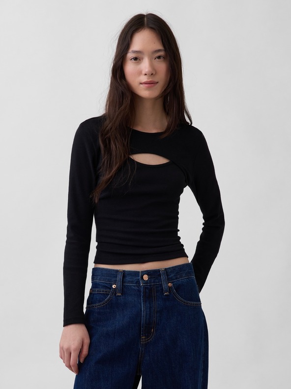 GAP Tričko s dlouhým rukávem Gap