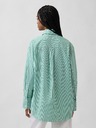 GAP Oversize popelínová košile s logem Big Shirt GAP