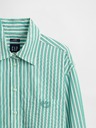 GAP Oversize popelínová košile s logem Big Shirt GAP