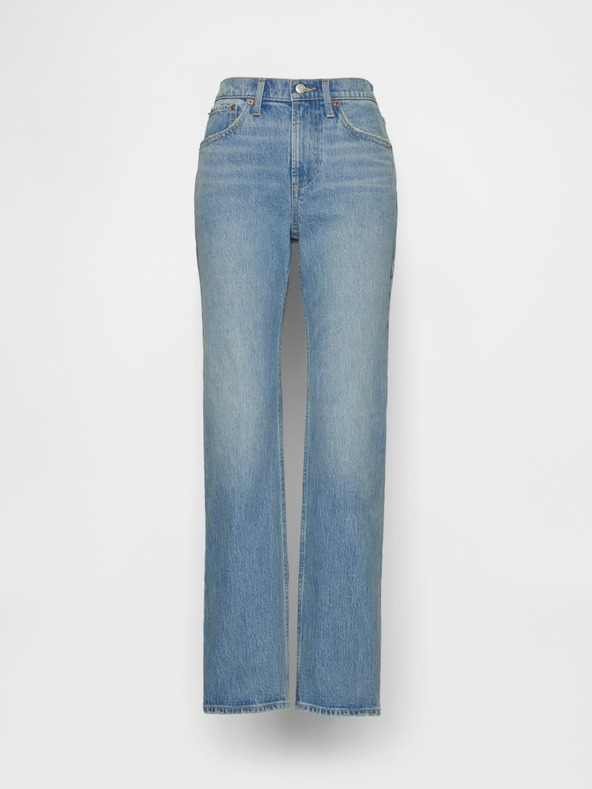 GAP Džíny Mid Rise Relaxed Straight GAP