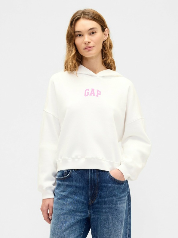 GAP Crop mikina s logem Gap