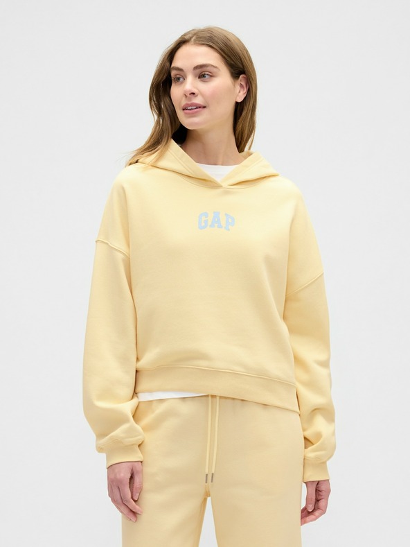 GAP Crop mikina s logem Gap