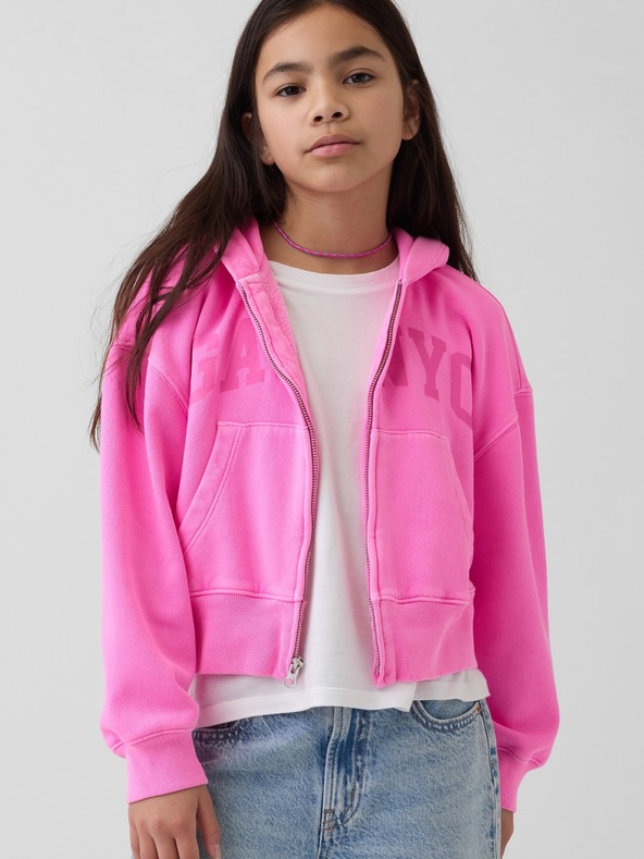 GAP Dětská oversize mikina s logem VintageSoft GAP