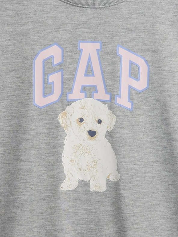 GAP Dětské oversize pyžamové tričko s logem GAP