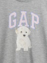 GAP Dětské oversize pyžamové tričko s logem GAP