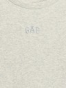 GAP Dětské žebrované tričko s logem GAP