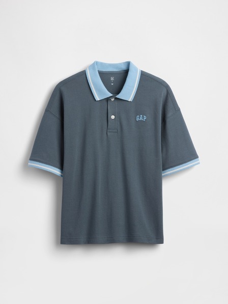 GAP Dětské oversize polo tričko s logem GAP