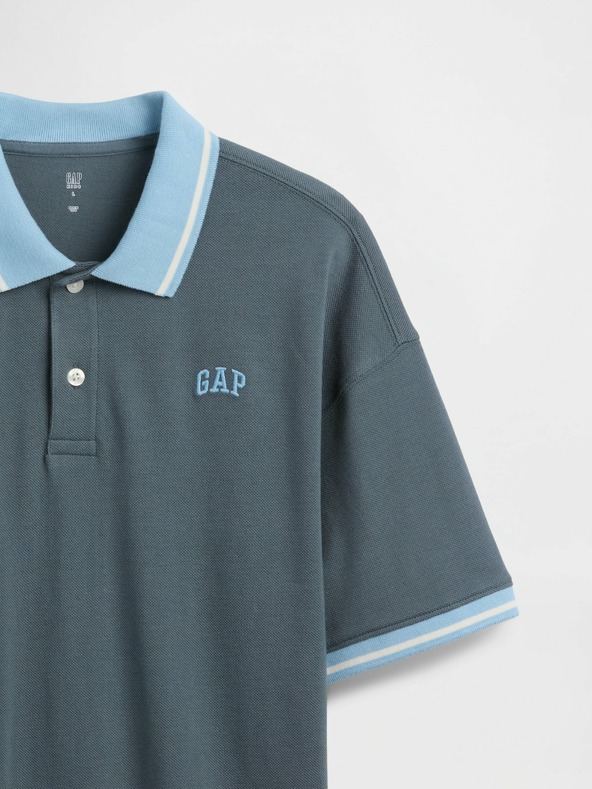GAP Dětské oversize polo tričko s logem GAP