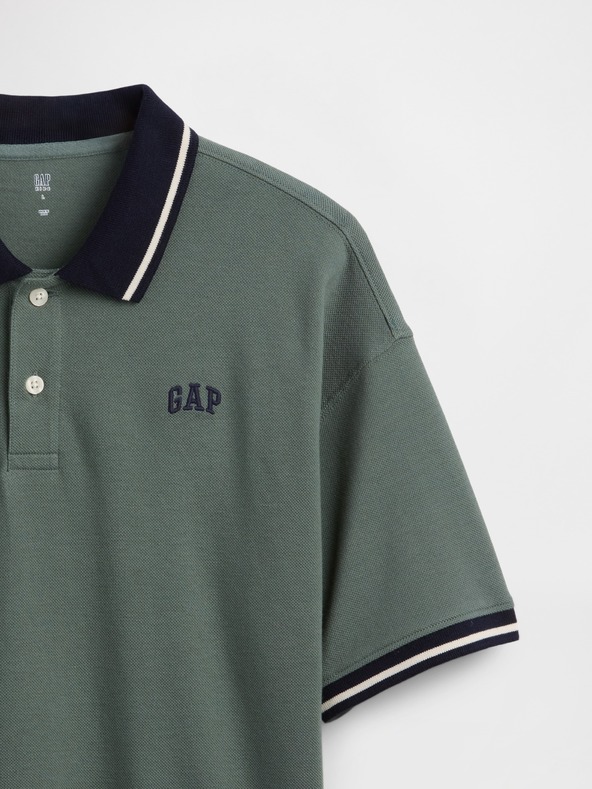 GAP Dětské oversize polo tričko s logem GAP