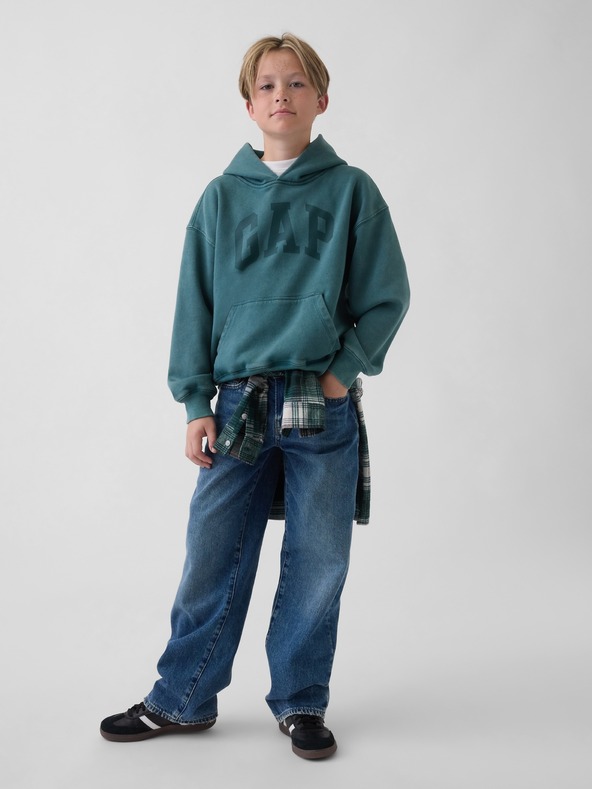 GAP Dětská mikina s logem VintageSoft GAP