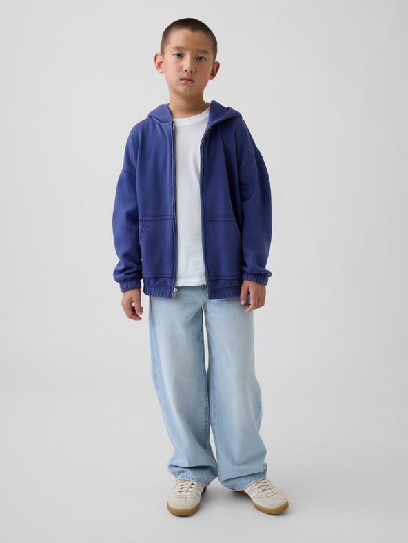 GAP Dětská mikina na zip VintageSoft GAP