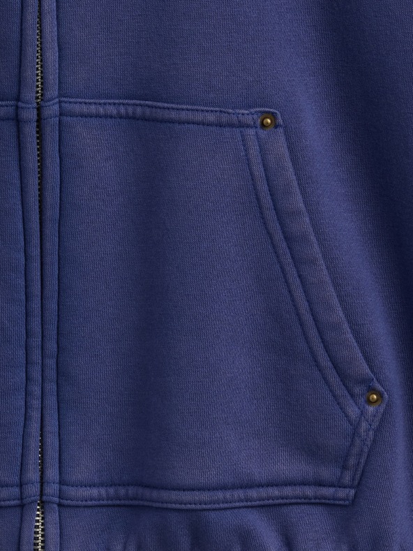 GAP Dětská mikina na zip VintageSoft GAP