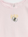 GAP Baby žebrované tričko s logem GAP