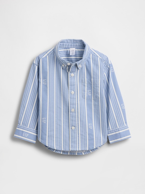 GAP Baby oversize košile s logem Oxford Big Shirt GAP