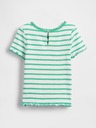 GAP Baby žebrované tričko s logem GAP
