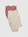 GAP Baby žebrované body, 3 ks GAP