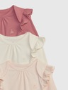 GAP Baby žebrované body, 3 ks GAP