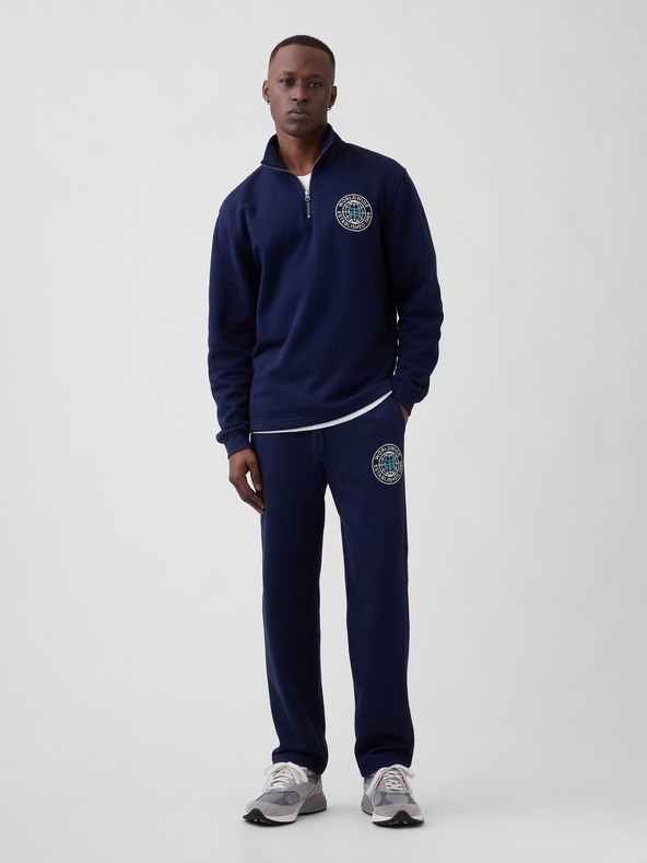 GAP Tepláky s logem Straight-Leg GAP