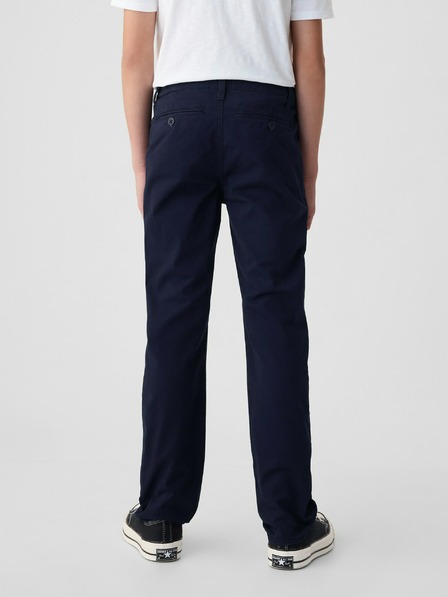 GAP Dětské khaki kalhoty straight stretch GAP
