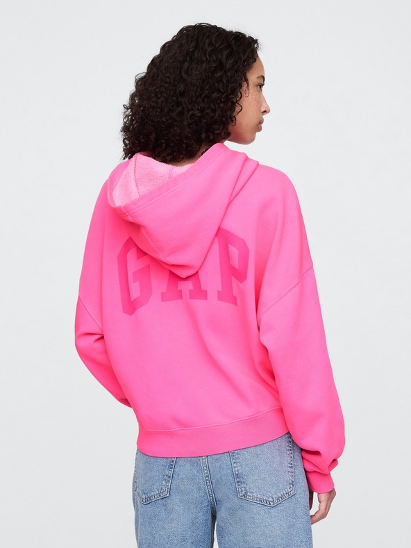 GAP Crop mikina s logem Gap