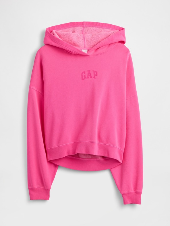 GAP Crop mikina s logem Gap