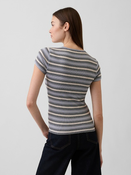 GAP Žebrované tričko s logem GAP