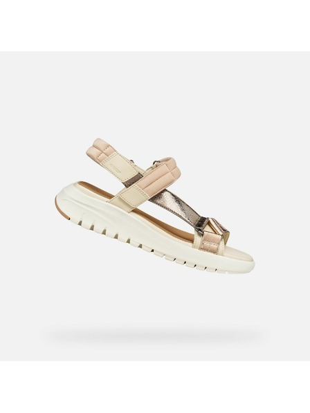 Geox Béžové dámské sandály Geox Flextride S