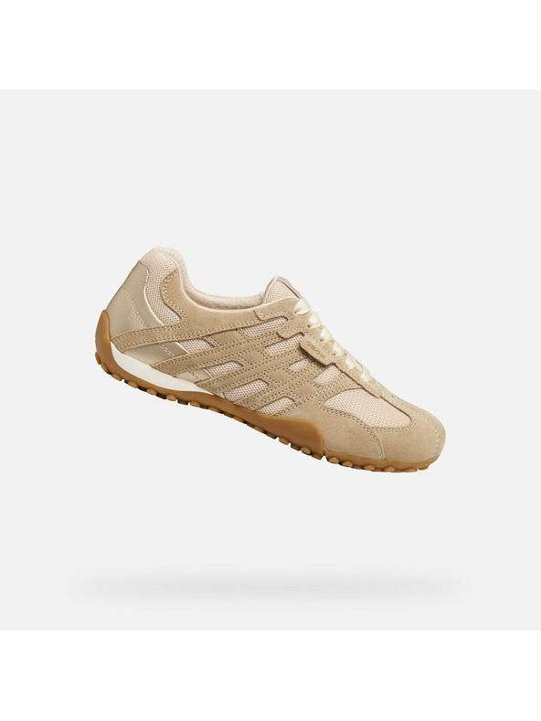 Geox Béžové dámské tenisky Geox Snake Original