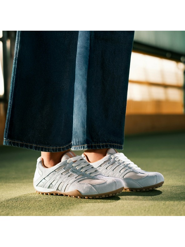 Geox Světle modré dámské tenisky Geox Snake Original