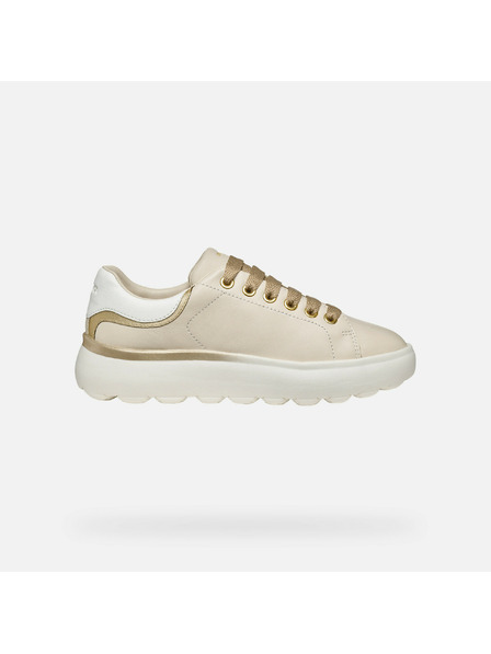 Geox Krémové dámské tenisky Geox Spherica EC4.1