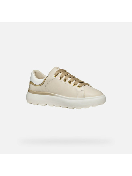 Geox Krémové dámské tenisky Geox Spherica EC4.1