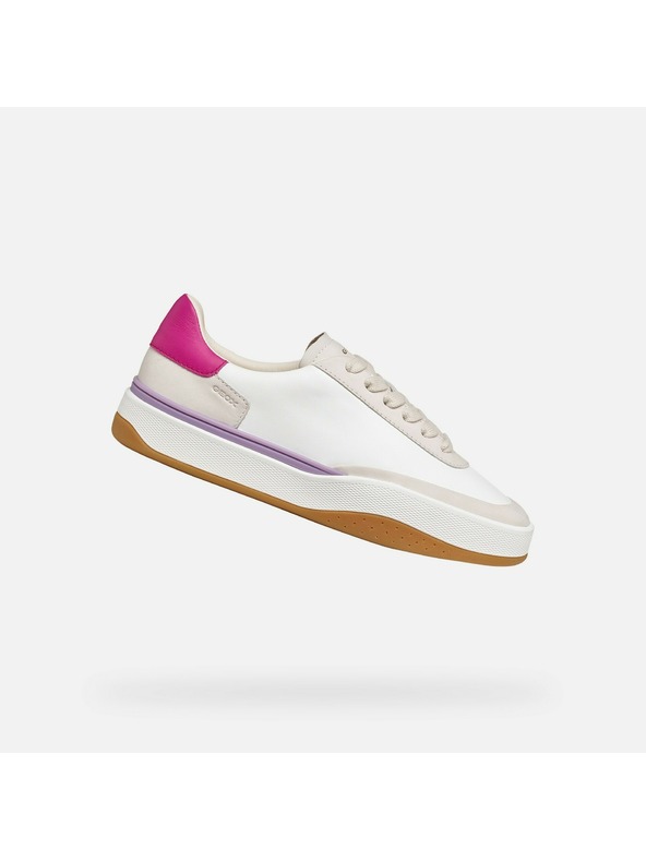 Geox Bílé dámské tenisky Geox Dynamia