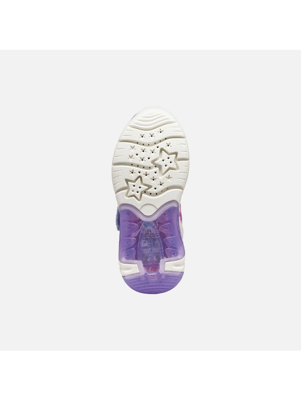 Geox Modré dívčí svítící tenisky Geox Fadinlight