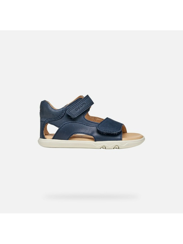 Geox Tmavě modré chlapecké barefoot sandály Geox Sandal Steppieup