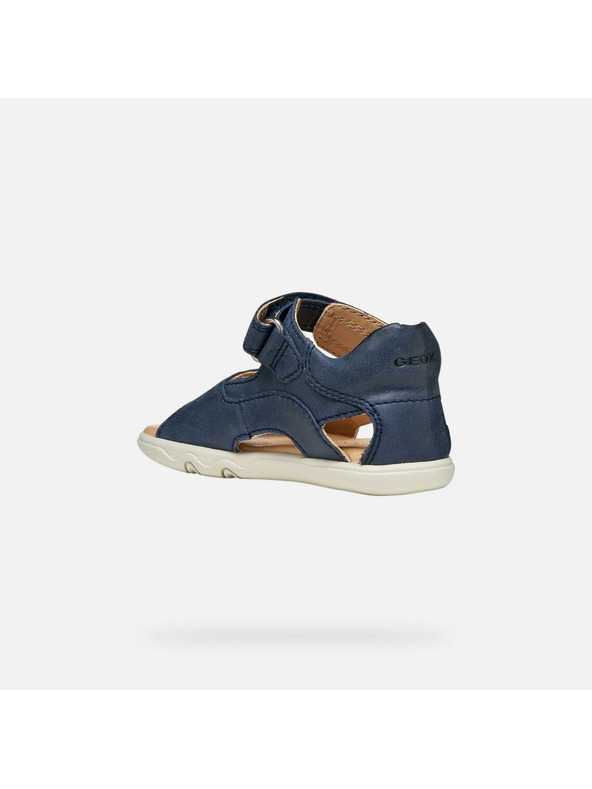 Geox Tmavě modré chlapecké barefoot sandály Geox Sandal Steppieup