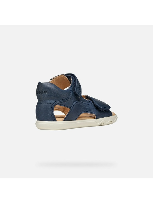 Geox Tmavě modré chlapecké barefoot sandály Geox Sandal Steppieup