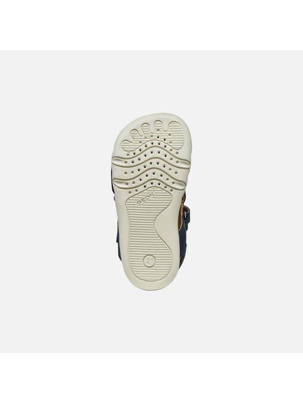 Geox Tmavě modré chlapecké barefoot sandály Geox Sandal Steppieup