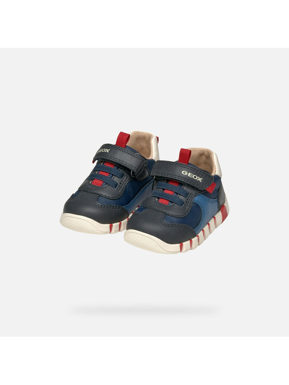 Geox Modré chlapecké barefoot boty pro první kroky Geox Iupidoo