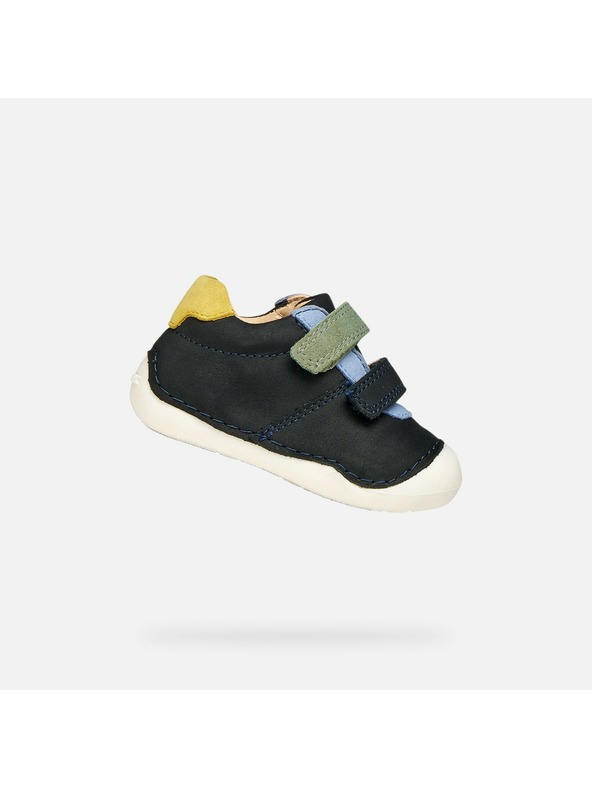 Geox Tmavě modré chlapecké barefoot boty pro první kroky Geox Tutim