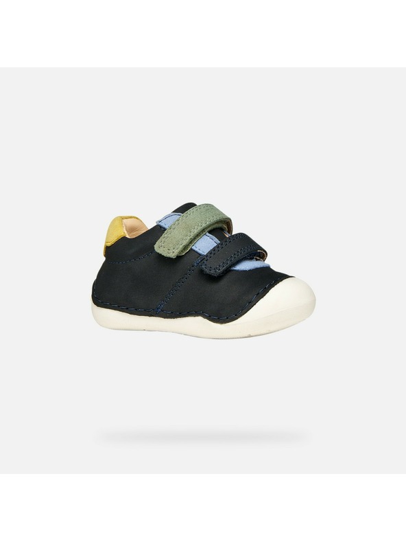 Geox Tmavě modré chlapecké barefoot boty pro první kroky Geox Tutim