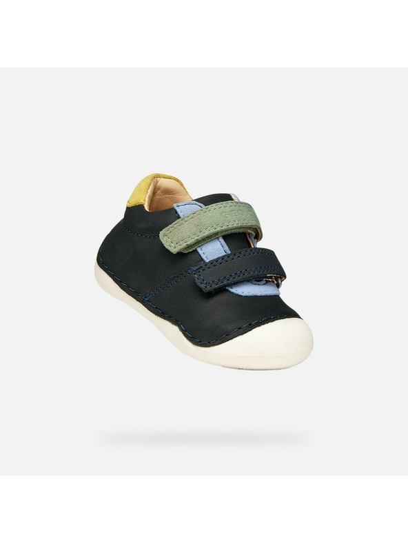 Geox Tmavě modré chlapecké barefoot boty pro první kroky Geox Tutim
